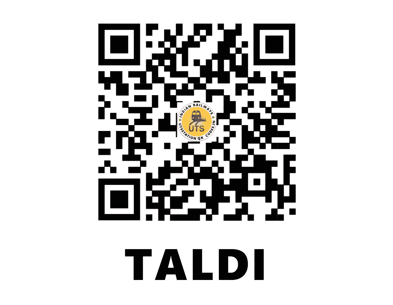 UTS QR Code for TALDI - TLX (ER - WEST BENGAL)